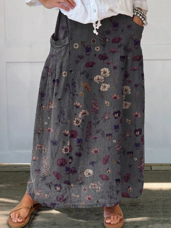 Elisabeth – Eleganter Rock mit Print – Bild 1