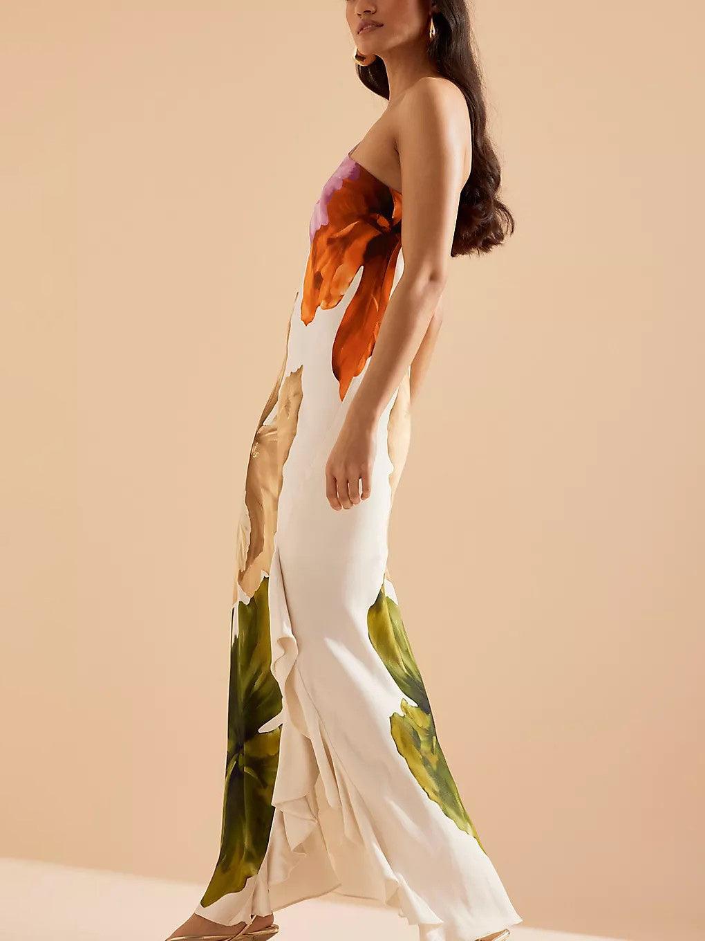 Merle – Schulterfreies Maxikleid – Bild 3