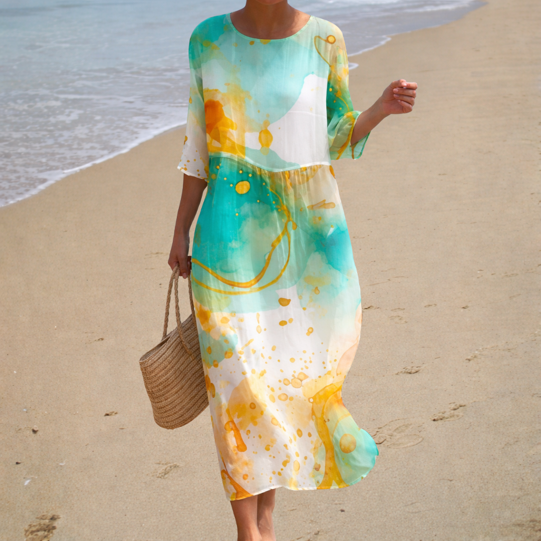 Heidi – Fließendes Maxikleid – Bild 1