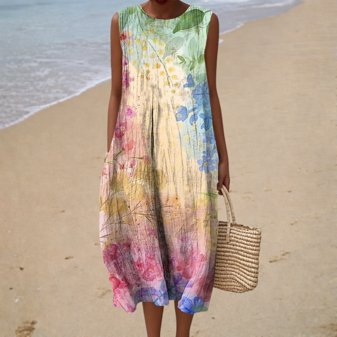 Hella – Sommerliches ärmelloses Kleid – Bild 1