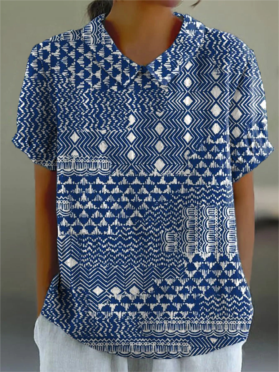 Mia – Bluse mit Tribalprint – Bild 1