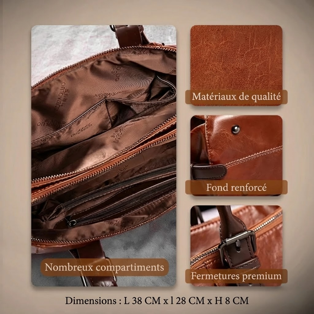 Selma – Zeitlose elegante Handtasche – Bild 3