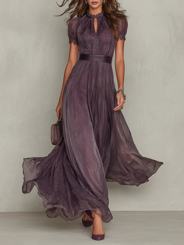 Mia – Fließendes Maxikleid in Violett – Bild 1