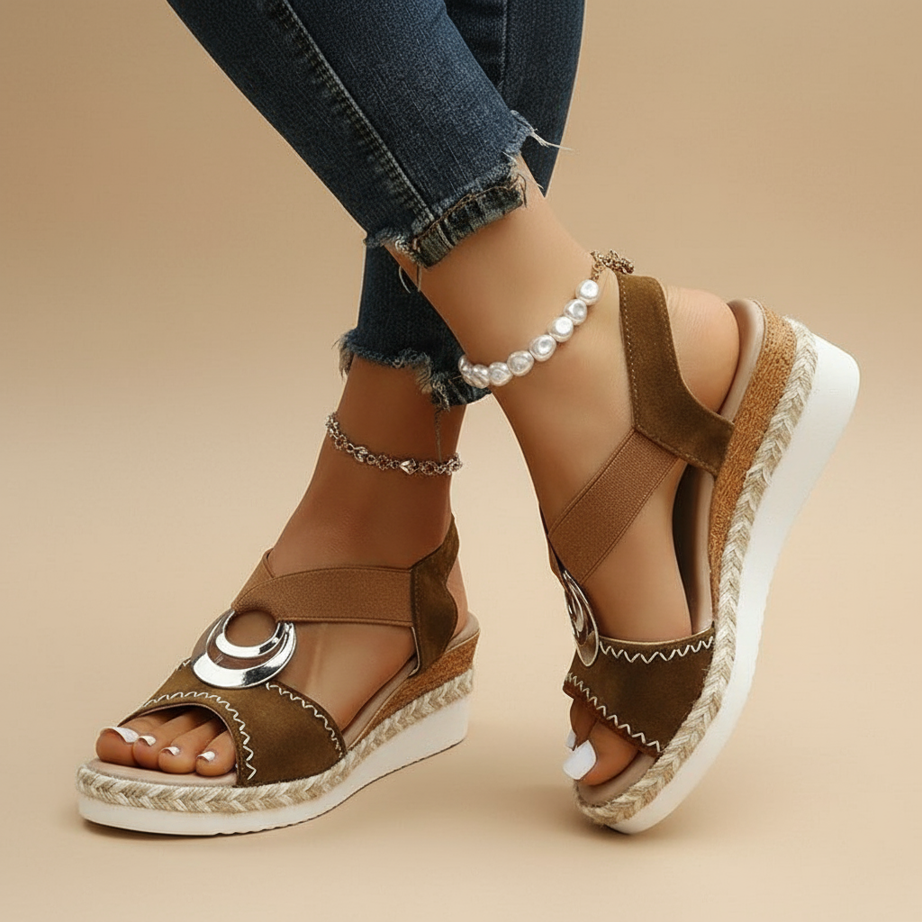 Myla – Elegante Plateausandalen – Bild 2