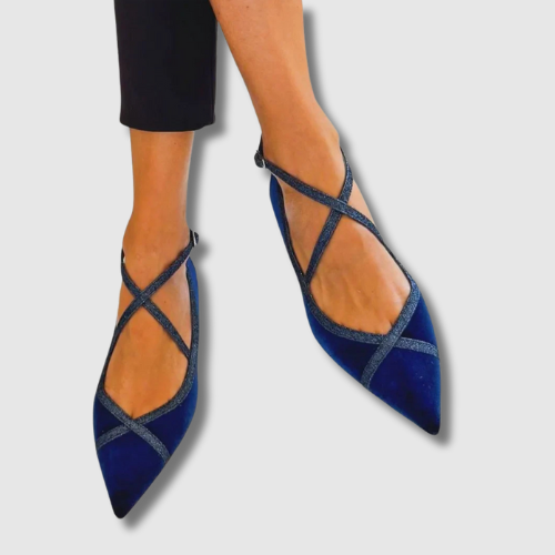 Noelle – Schicke Marineblaue Loafer – Bild 1