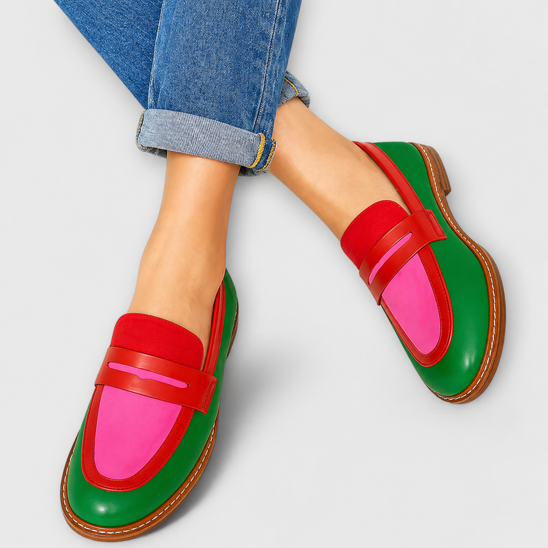 Nyla – Lässige Loafer im Kontrast-Look – Bild 1