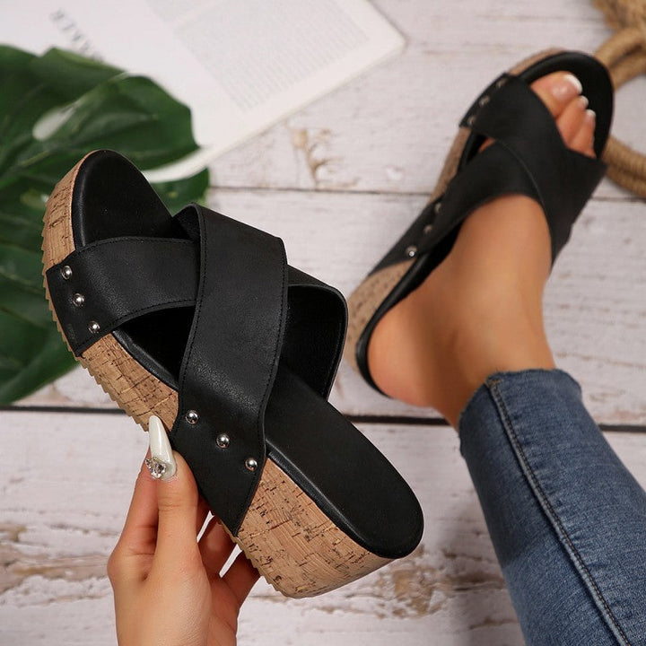 Ottilie – Boho-Keilsandalen mit weichem Fußbett – Bild 6