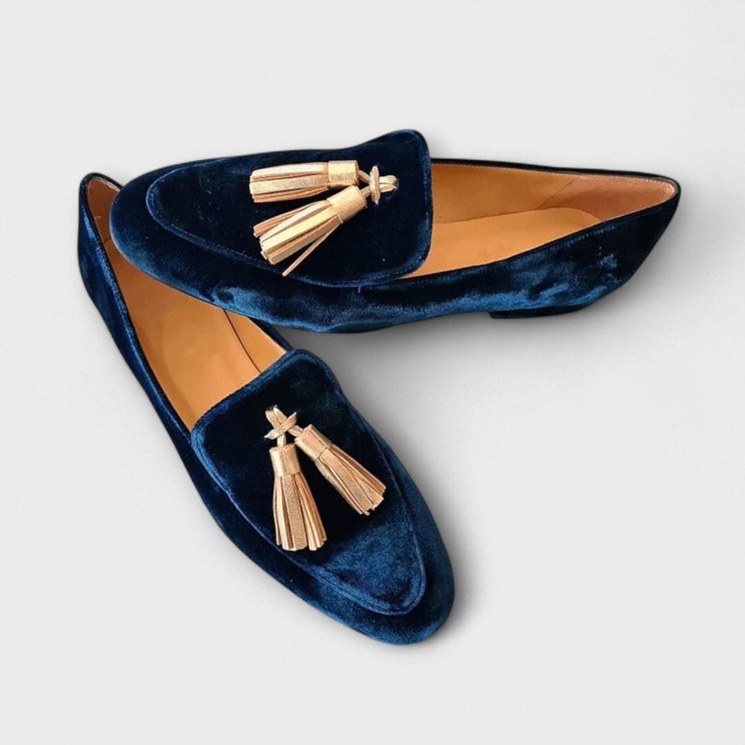 Quinnlyn – Vintage-Loafer mit Fransen – Bild 2