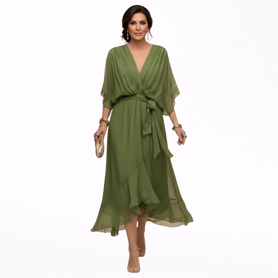 Regina – Fließendes Chiffonkleid – Bild 1