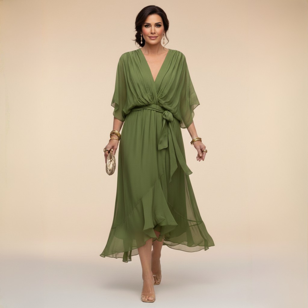 Regina – Fließendes Chiffonkleid – Bild 2