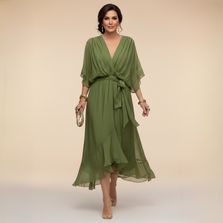 Regina – Fließendes Chiffonkleid – Bild 2
