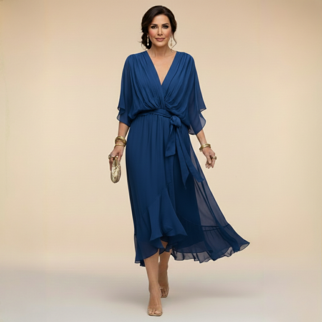 Regina – Fließendes Chiffonkleid – Bild 4
