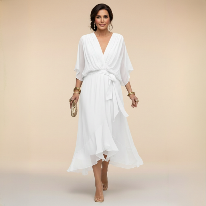 Regina – Fließendes Chiffonkleid – Bild 7
