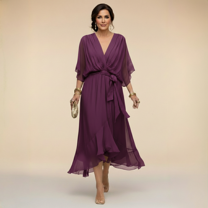 Regina – Fließendes Chiffonkleid – Bild 10