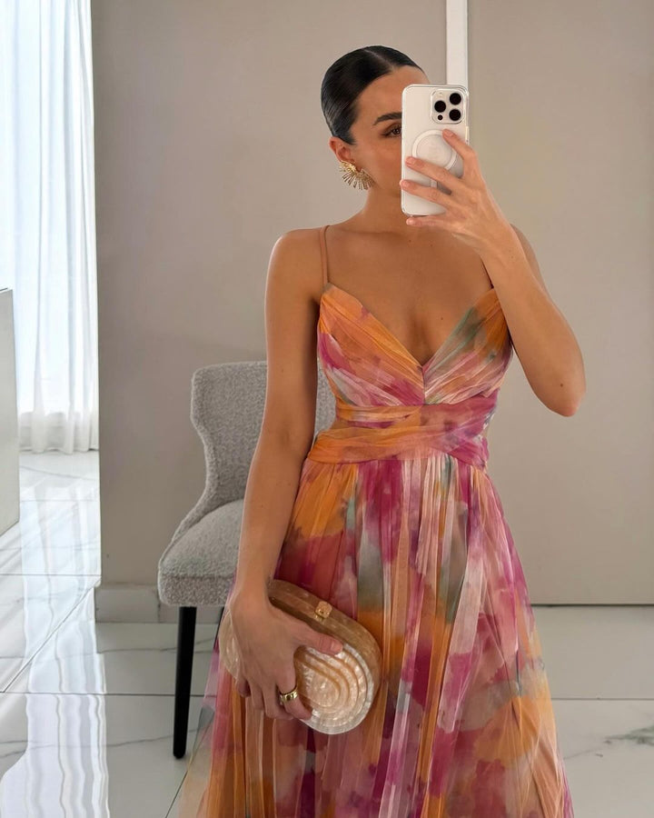 Ruth – Verspieltes Blumen-Maxikleid – Bild 3