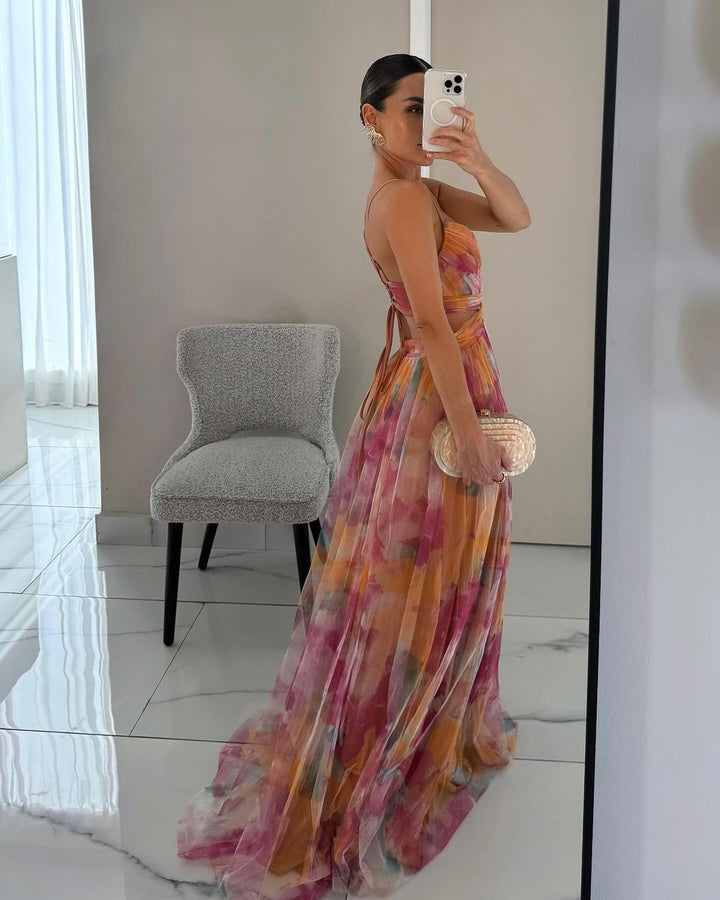 Ruth – Verspieltes Blumen-Maxikleid – Bild 4