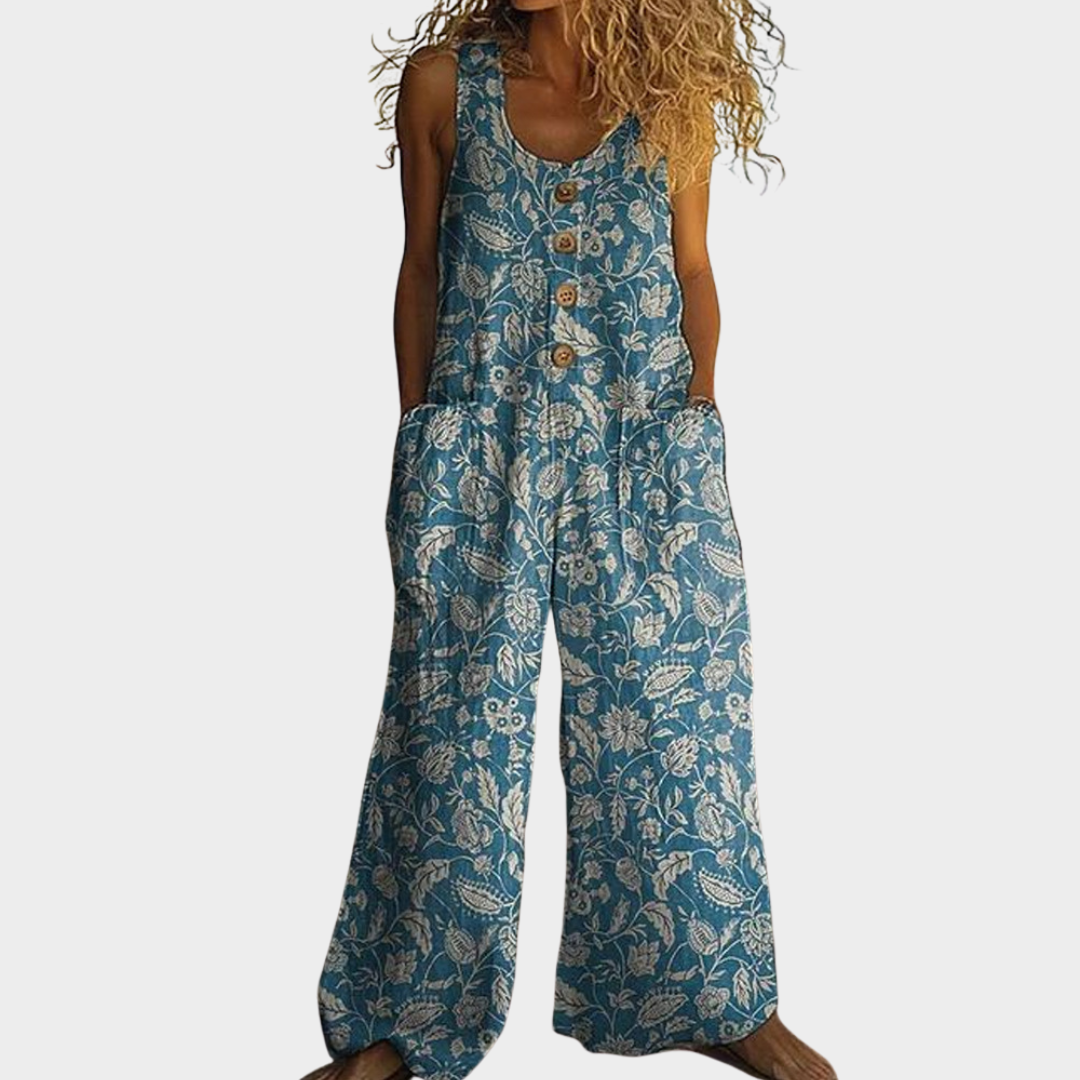 Anette – Bedruckte Latzhose – Bild 1