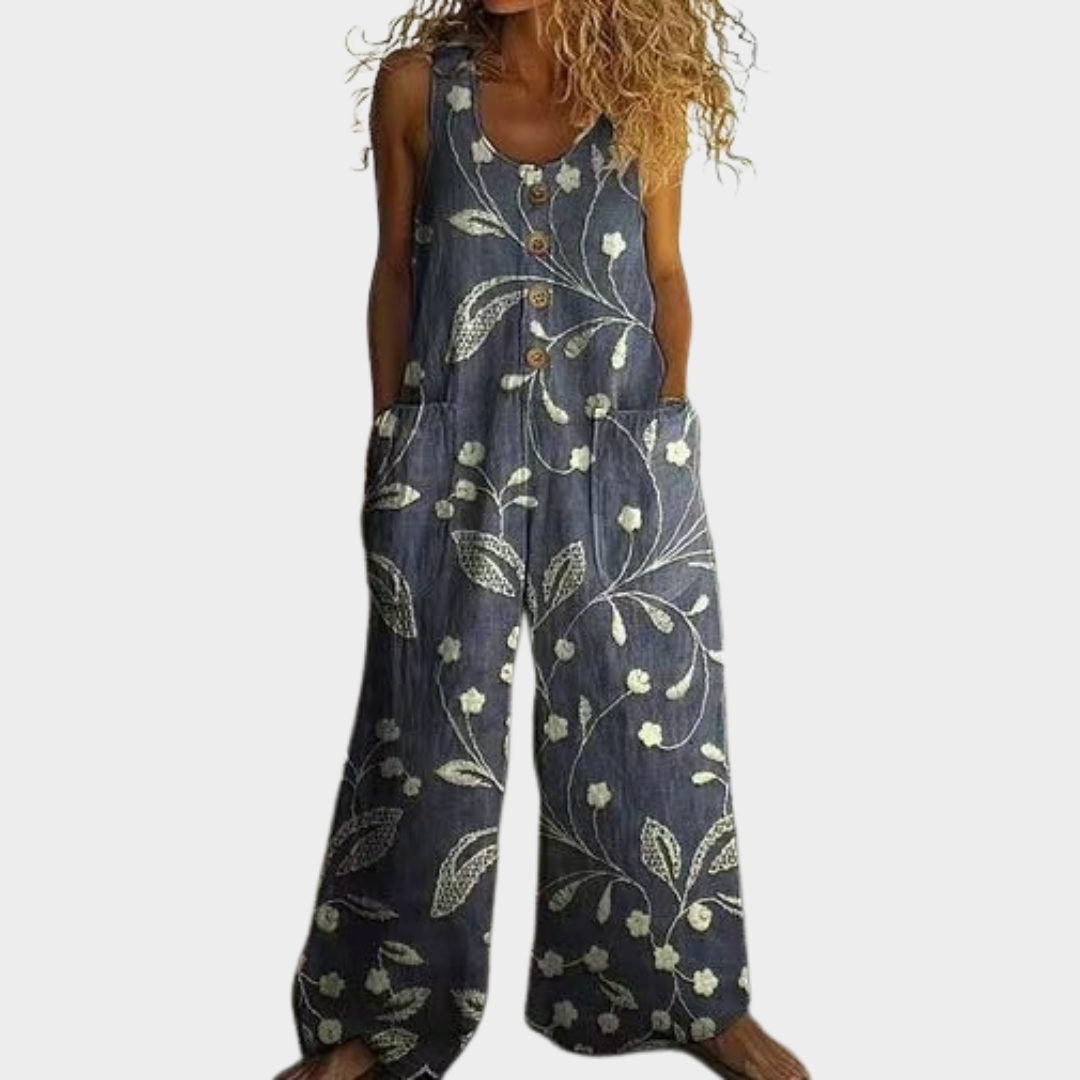 Elke – Bequeme Latzhose mit Knopfleiste – Bild 1