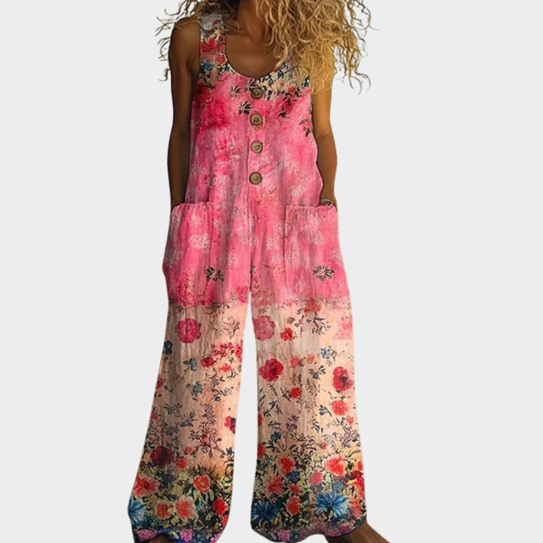 Dana – Feminine Print-Latzhose – Bild 1