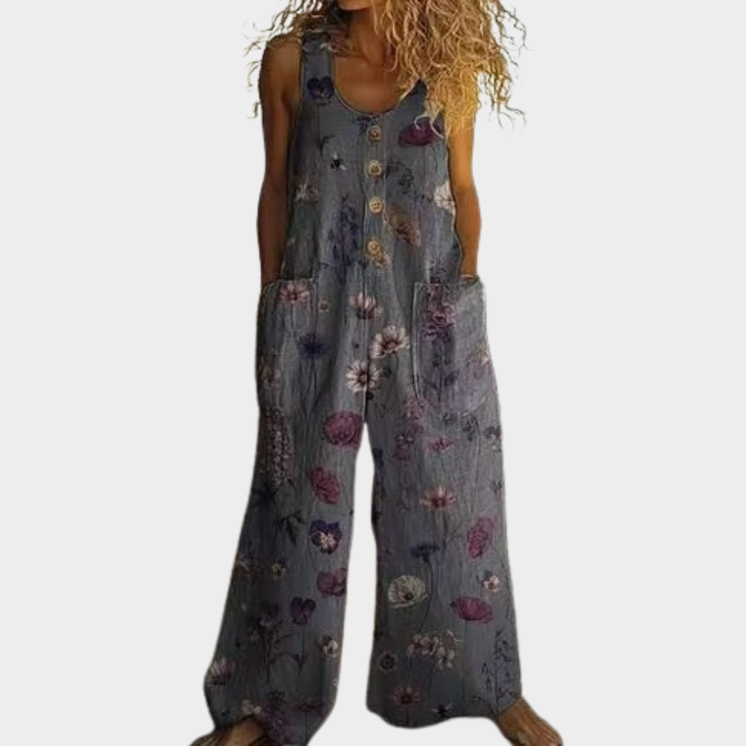 Eva – Wandelbare Print-Latzhose – Bild 1