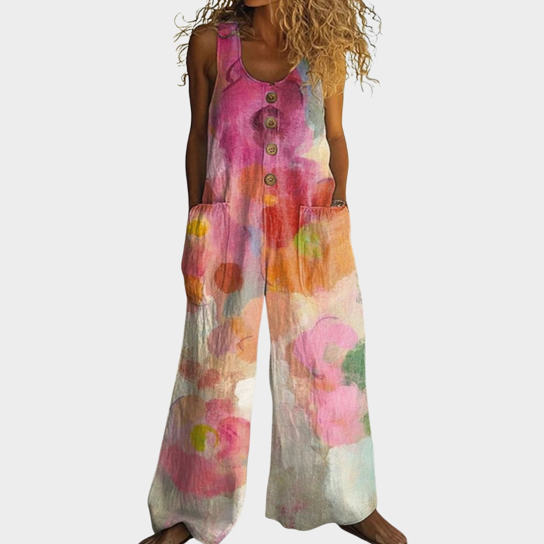 Birte – Fließende Sommer-Latzhose – Bild 1