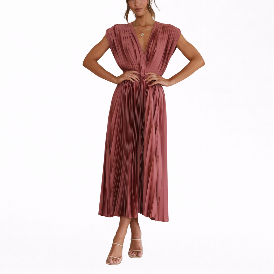 Sina – Elegantes Plisseekleid – Bild 1