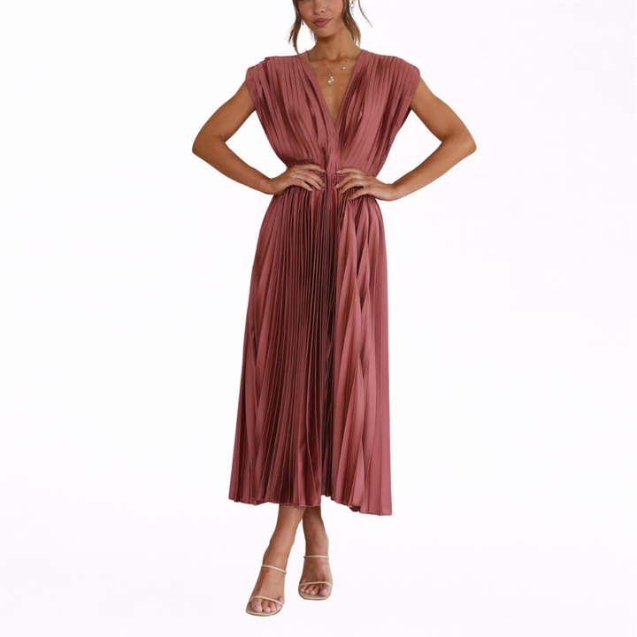 Sina – Elegantes Plisseekleid – Bild 1