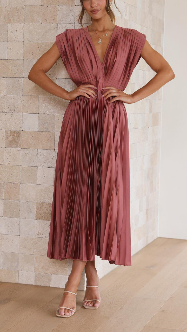 Sina – Elegantes Plisseekleid – Bild 4