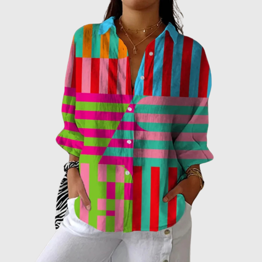 Sonja – Sommerliche Print-Bluse – Bild 1