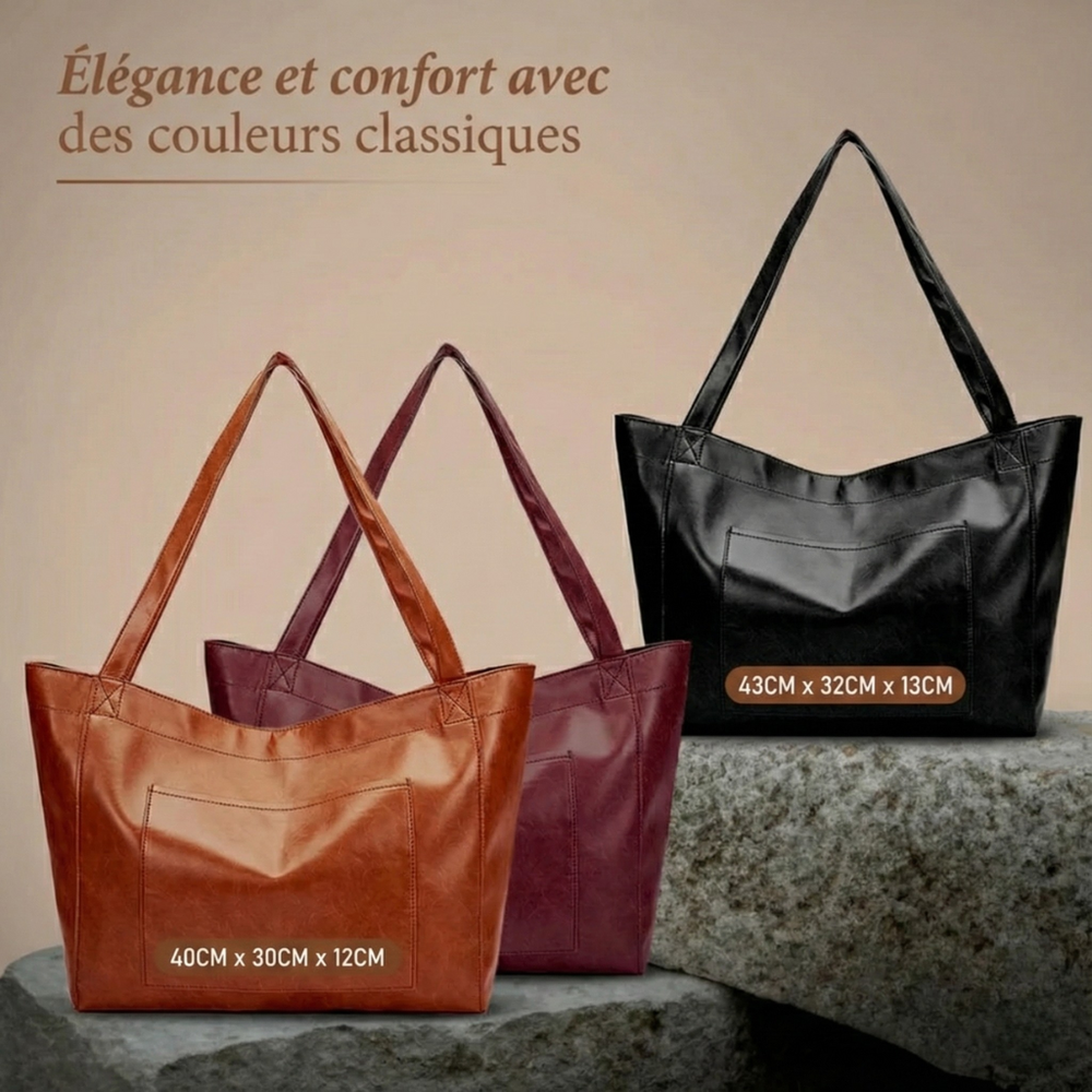 Livia – Schultertasche im Vintage-Stil – Bild 2
