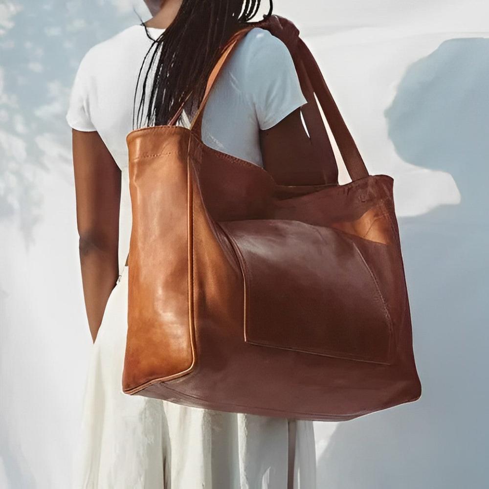 Livia – Schultertasche im Vintage-Stil – Bild 5