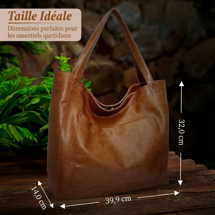 Livia – Schultertasche im Vintage-Stil – Bild 6