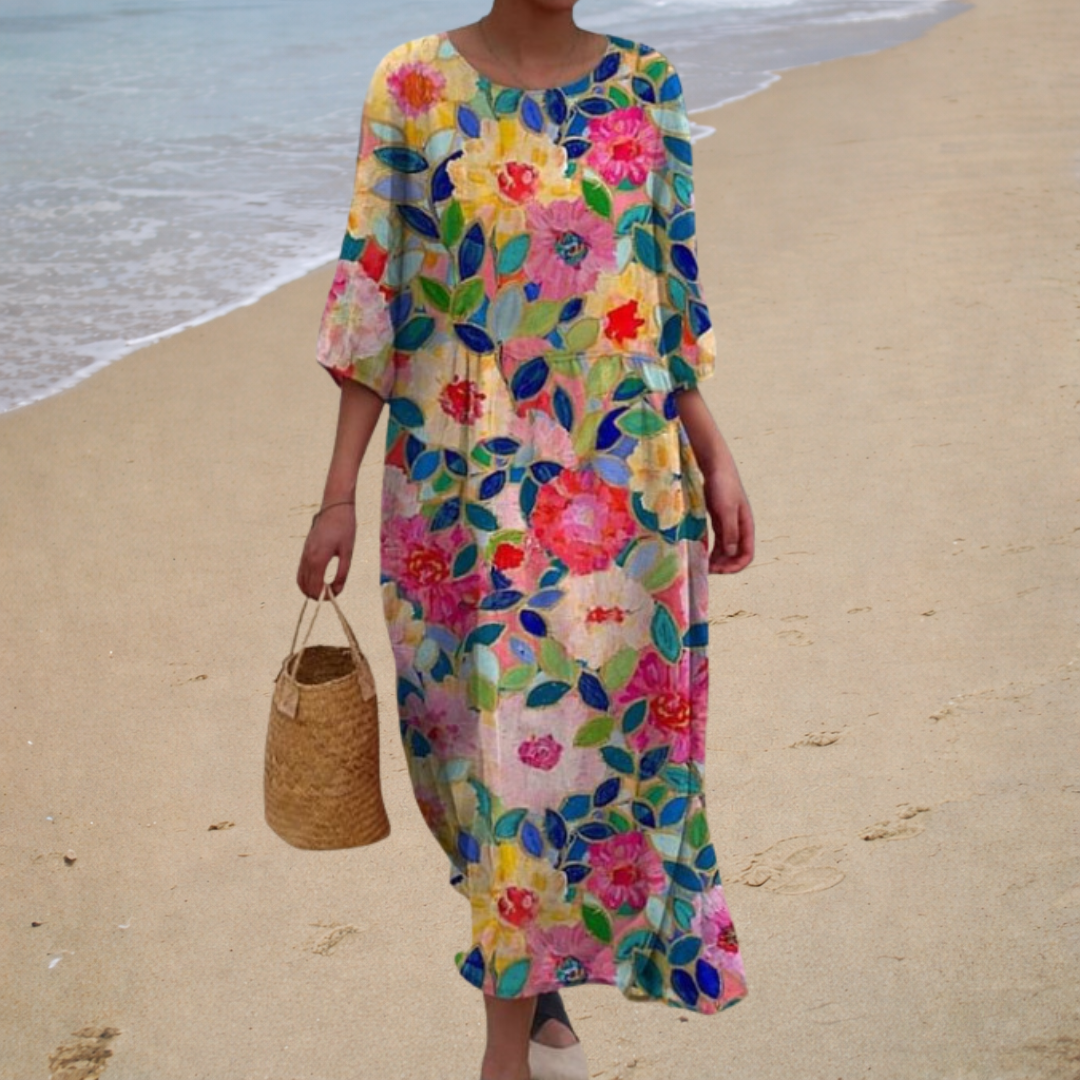 Birte – Fließendes Maxikleid – Bild 1