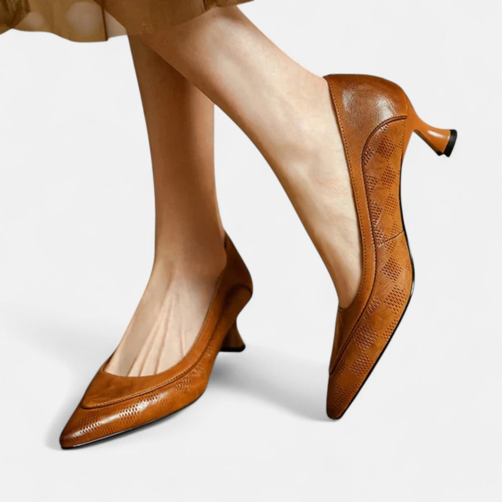 Tacchi – Pumps in edler Lederoptik – Bild 2