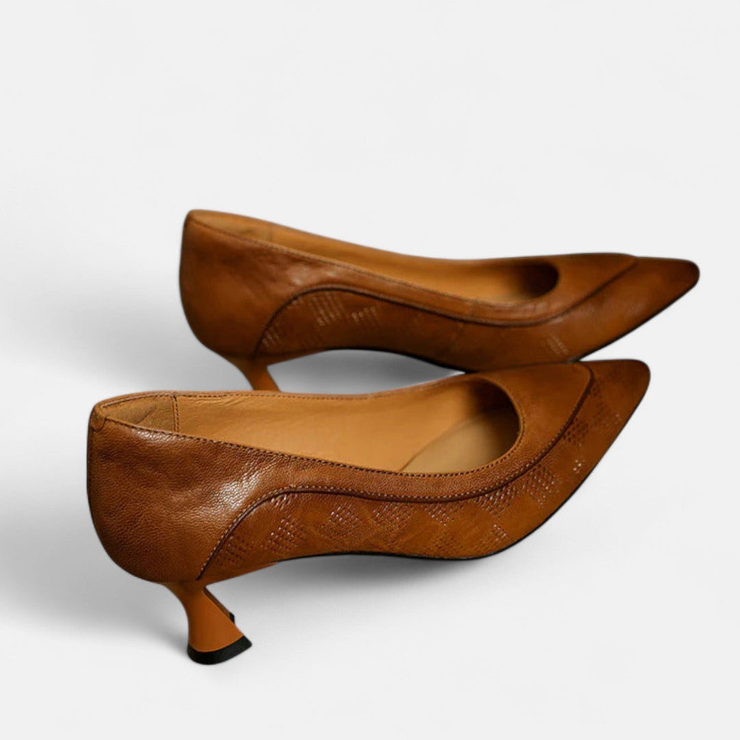 Tacchi – Pumps in edler Lederoptik – Bild 4