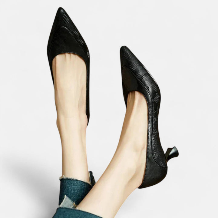 Tacchi – Pumps in edler Lederoptik – Bild 8