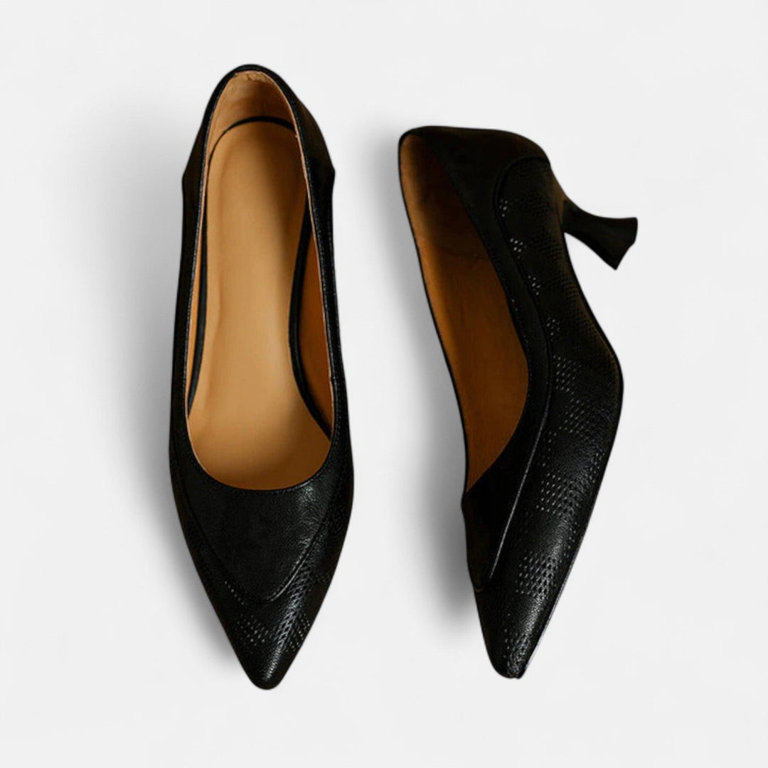 Tacchi – Pumps in edler Lederoptik – Bild 9
