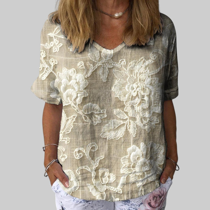 Tamara – Bluse mit lebhaftem Druck – Bild 1