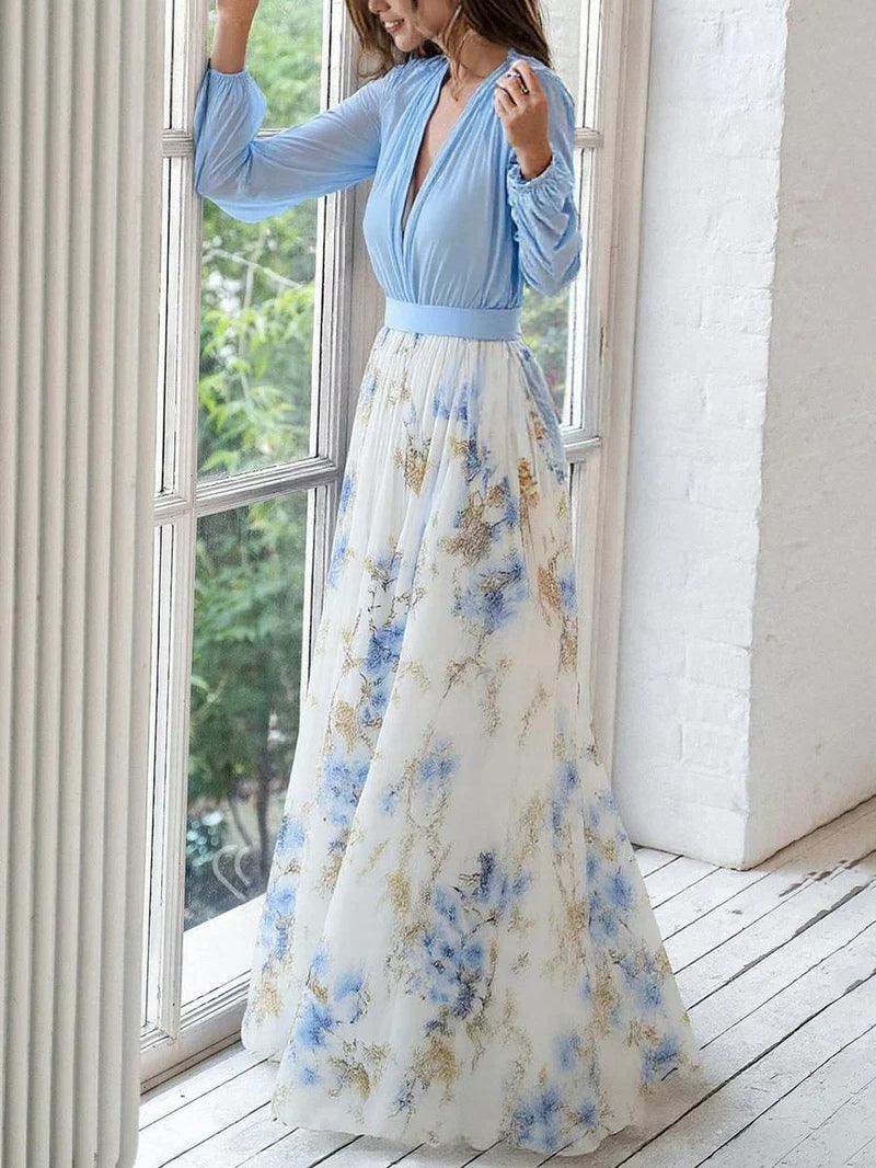 Tilda – Maxikleid mit V-Ausschnitt – Bild 2