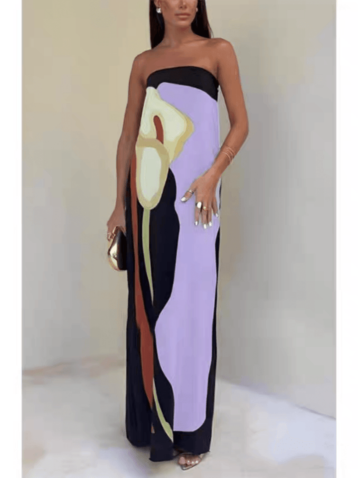 Ursula – Ärmelloses Maxi-Abendkleid – Bild 5