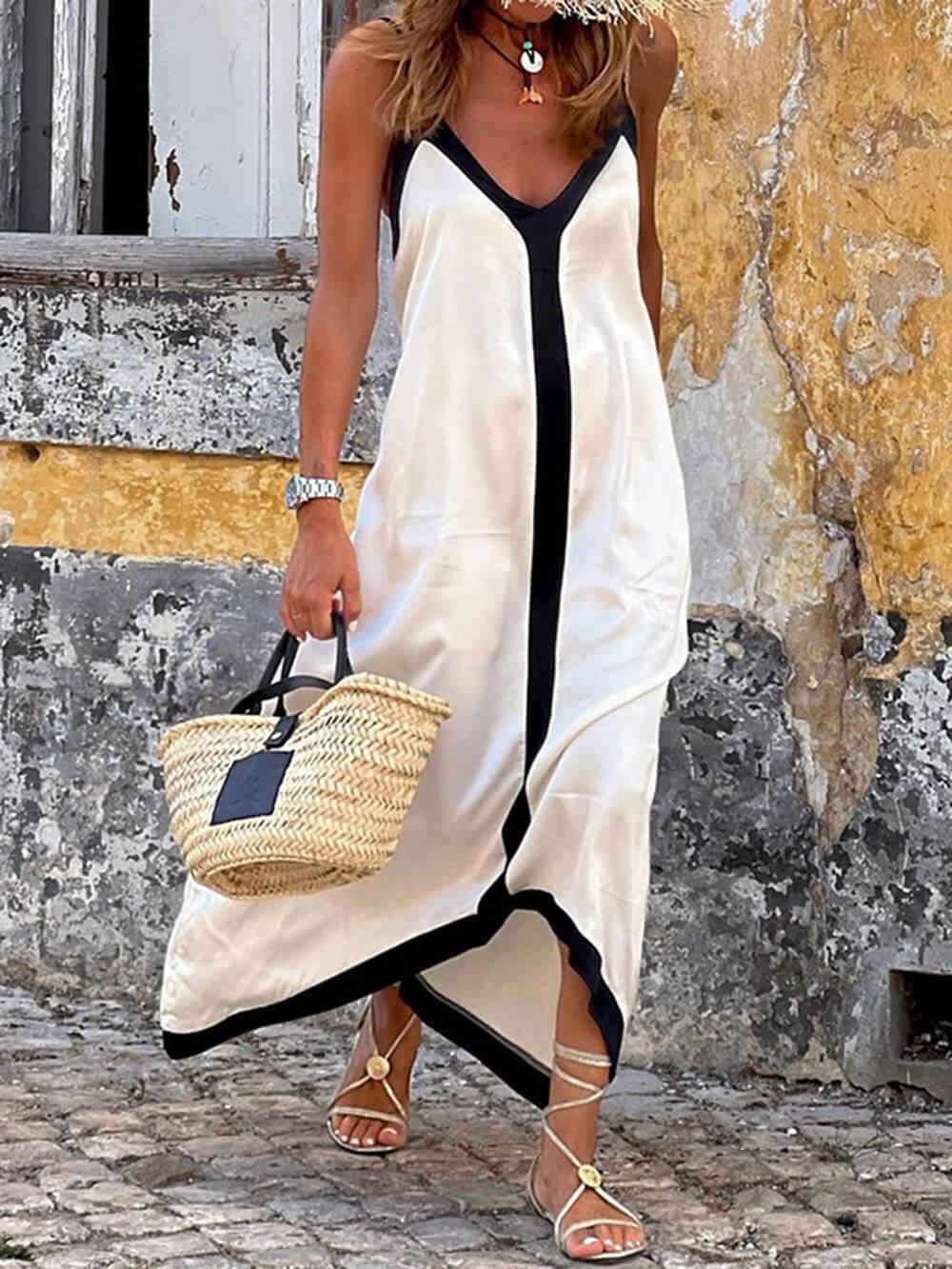 Verena – Modernes Colour-Block-Kleid – Bild 1