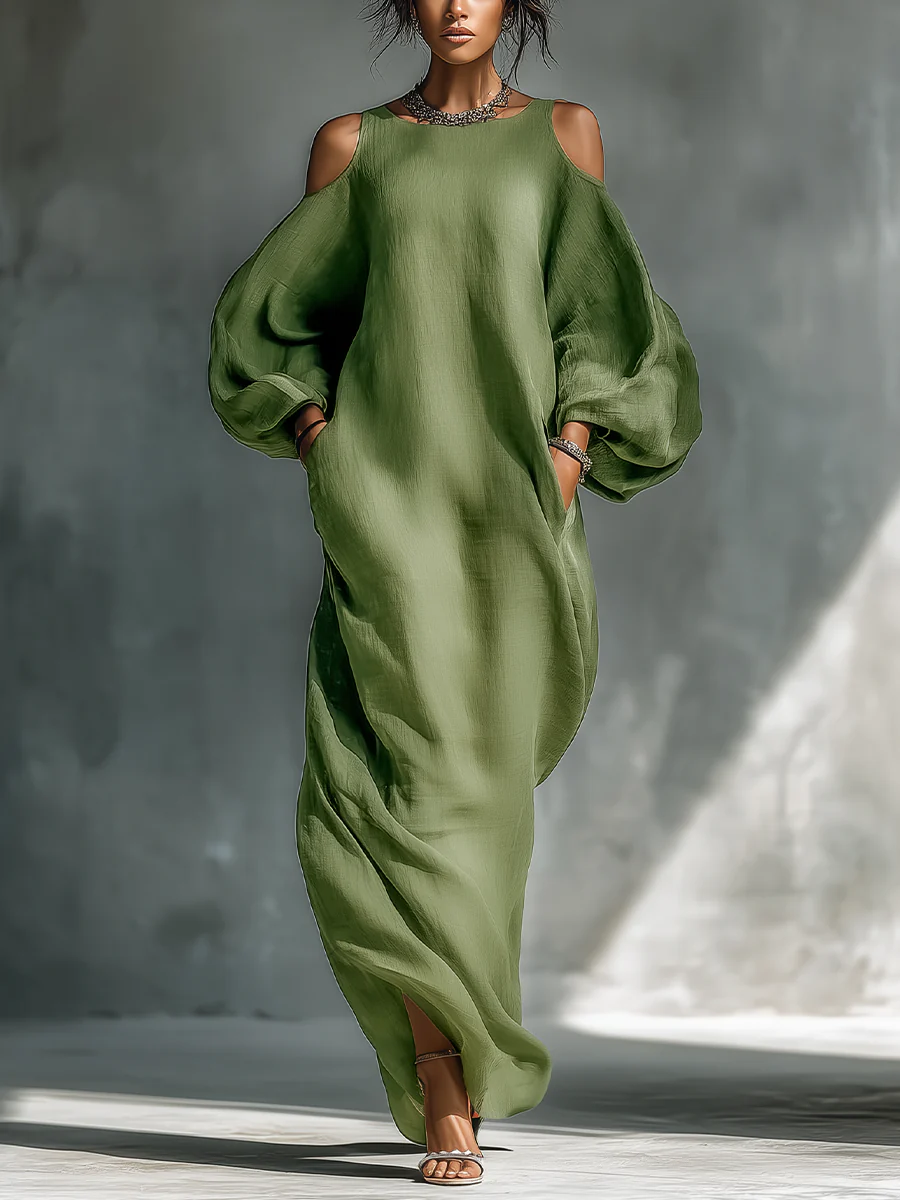 Viktoria – Maxikleid mit Puffärmeln – Bild 1