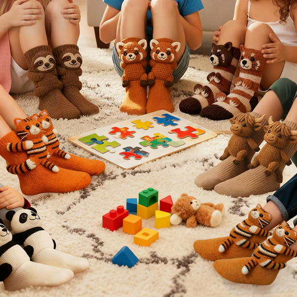 Zoe - Tiermuster Socken – Bild 4